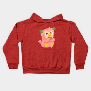 little peach owl with yummy cookie- for Men or Women Kids Boys Girls love owl Kids Hoodie